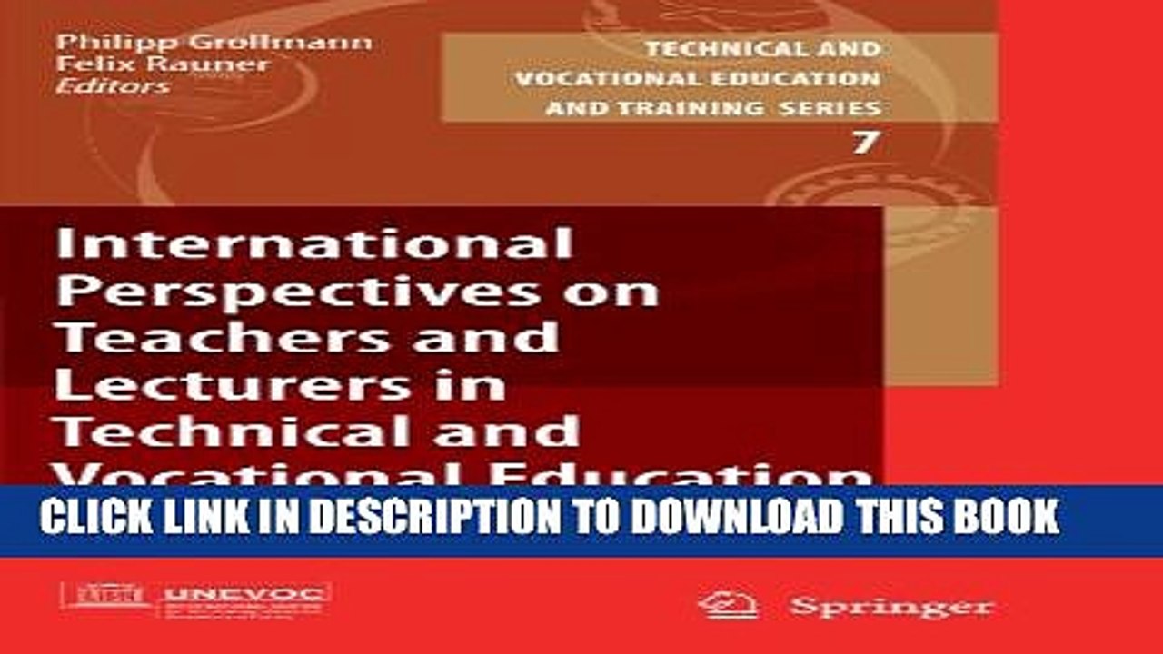 [PDF] International Perspectives on Teachers and Lecturers in Technical and Vocational Education