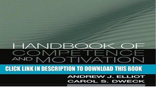 New Book Handbook of Competence and Motivation