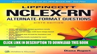 New Book Lippincott NCLEX-RN Alternate Format Questions