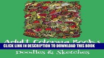 New Book Adult Coloring Books: Doodles   Sketches