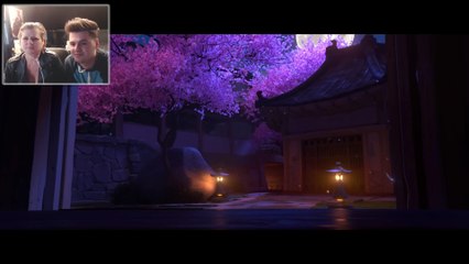 MOM REACTS TO  DRAGONS  (Overwatch Cinematic) !