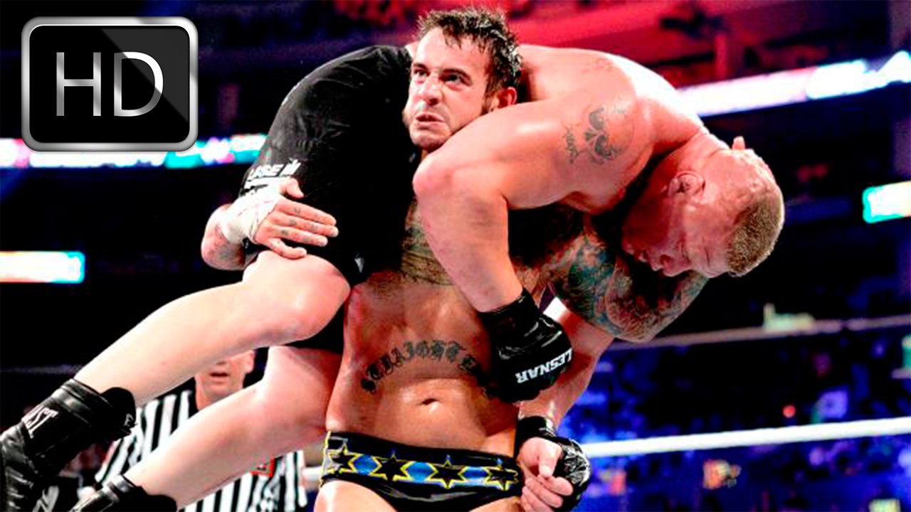 WWE Summerslam 2013 Brock Lesnar VS CM Punk 720p HD