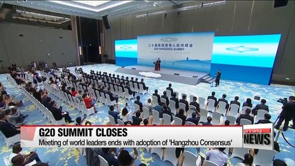 G20 Summit concludes with agreement to tackle weak global economy