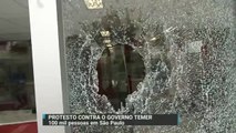 Ato contra o governo Temer reúne 100 mil pessoas em SP, segundo organizadores