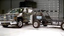 2015 Chevrolet Silverado 1500 crew cab side IIHS crash test