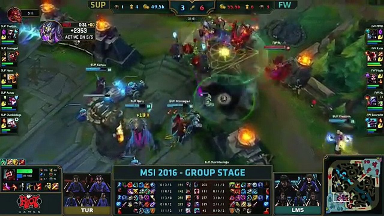 SUP vs FW - MSI 2016 (Mid-Season Invitational) - SuperMassive vs Flash Wolves_9