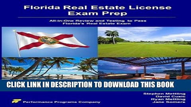 [PDF] Florida Real Estate License Exam Prep: All-in-One Review and Testing To Pass Florida s