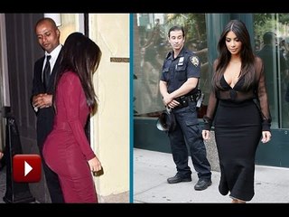 Cops CAUGHT Staring at Kim Kardashian's BUTT