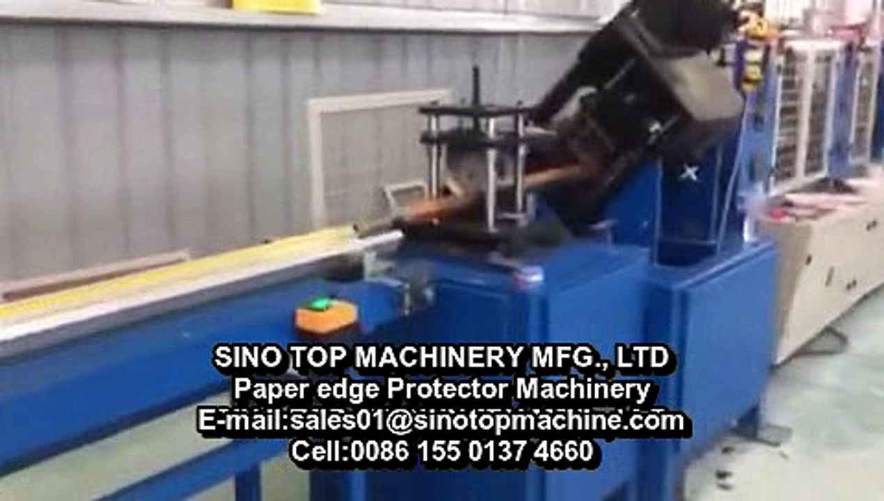 newest Brown paper edge angle board protector making machine