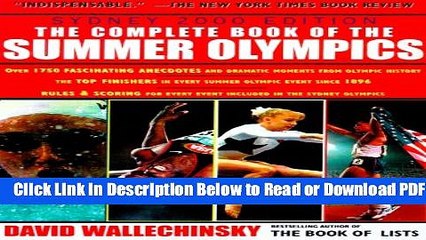 [Download] Complete Book of the Summer Olympics Free Online