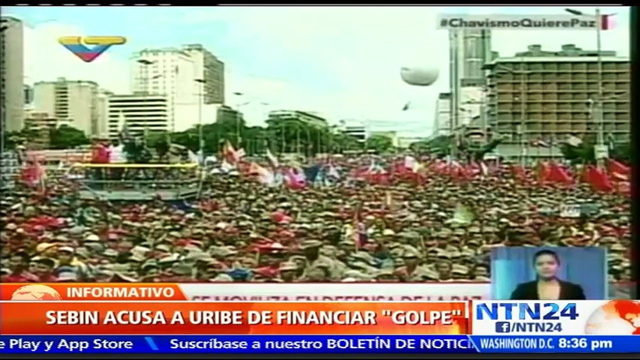Gobierno chavista acusa nuevamente a Álvaro Uribe de presunta conspiración para dar un golpe de Estado a Maduro