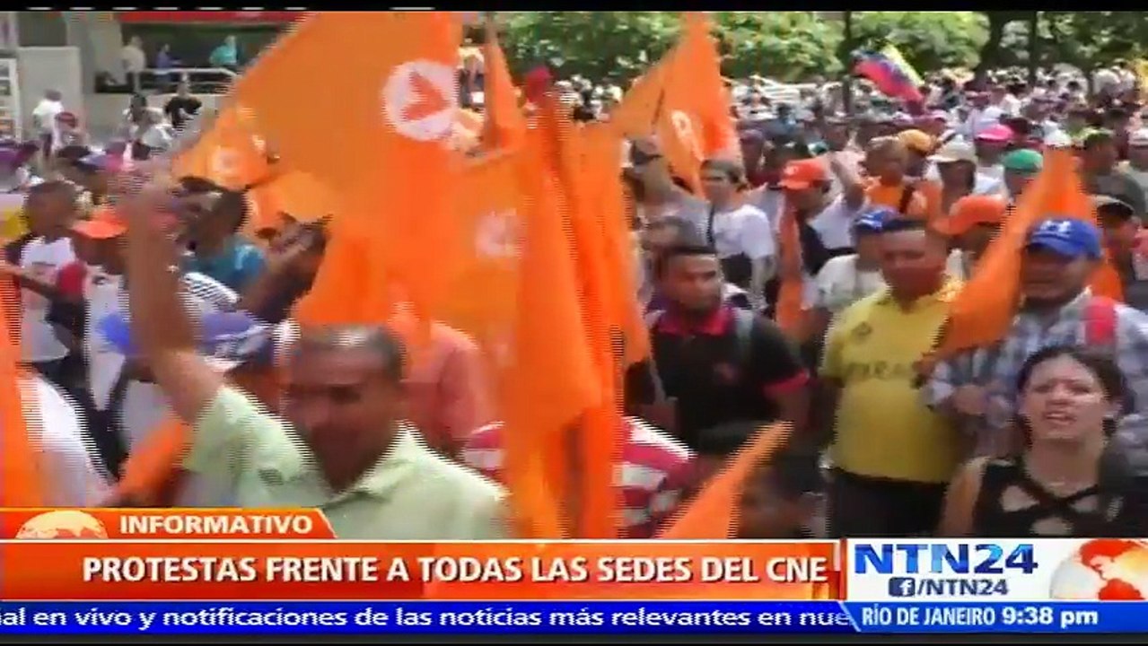 Oposición venezolana convoca a nueva marcha el próximo 7 de septiembre para exigir fecha de recolección de firmas para r