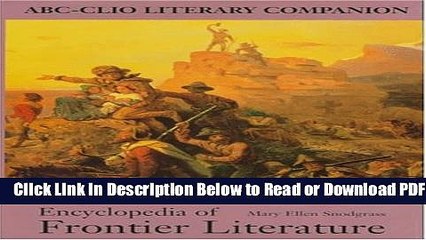 [Get] Encyclopedia of Frontier Literature (ABC-CLIO Literary Companion) Free New