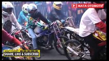 Kecelakaan Terparah Kejurnas Drag Bike 2016 Race Kawasaki ninja 155cc standart