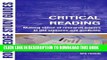 [PDF] Critical Reading: Making Sense of Research Papers in Life Sciences and Medicine (Routledge