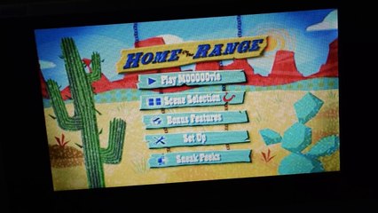 DISNEY HOME ON THE RANGE DVD MENU WALKTHROUGH MOVIE GUIDE