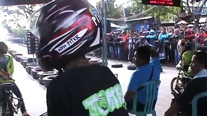 Duel Panas Drag Bike Kediri - Ninja Team Rakeri Arta Jaya Kediri VS Team KJ TECH CHICKEN STAR Kediri
