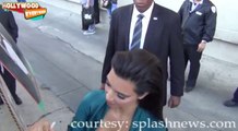 Kim Kardashian Flaunts Cleavage and Reveals Wedding Secrets at Jimmy Kimmel Live