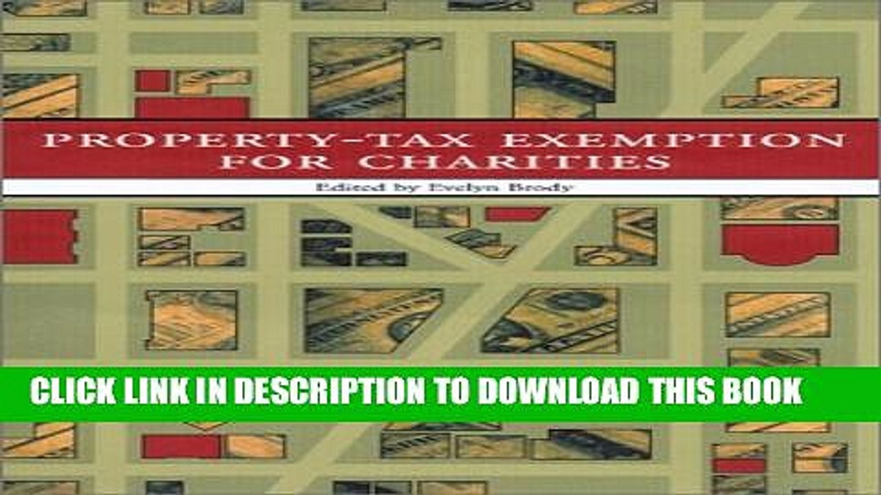 [PDF] Property-Tax Exemption for Charities: Mapping the Battlefield (Urban Institute Press) Full