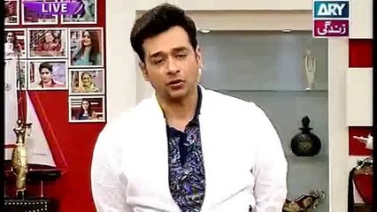 See How Girls Welcomed Actor Zahid Ahmed in a Live Morning Show