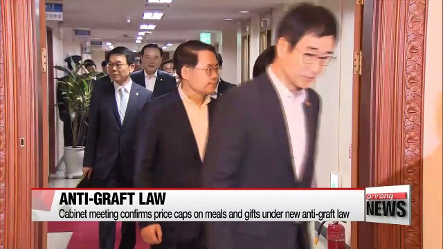 Cabinet meeting confirms price caps under new anti-graft law