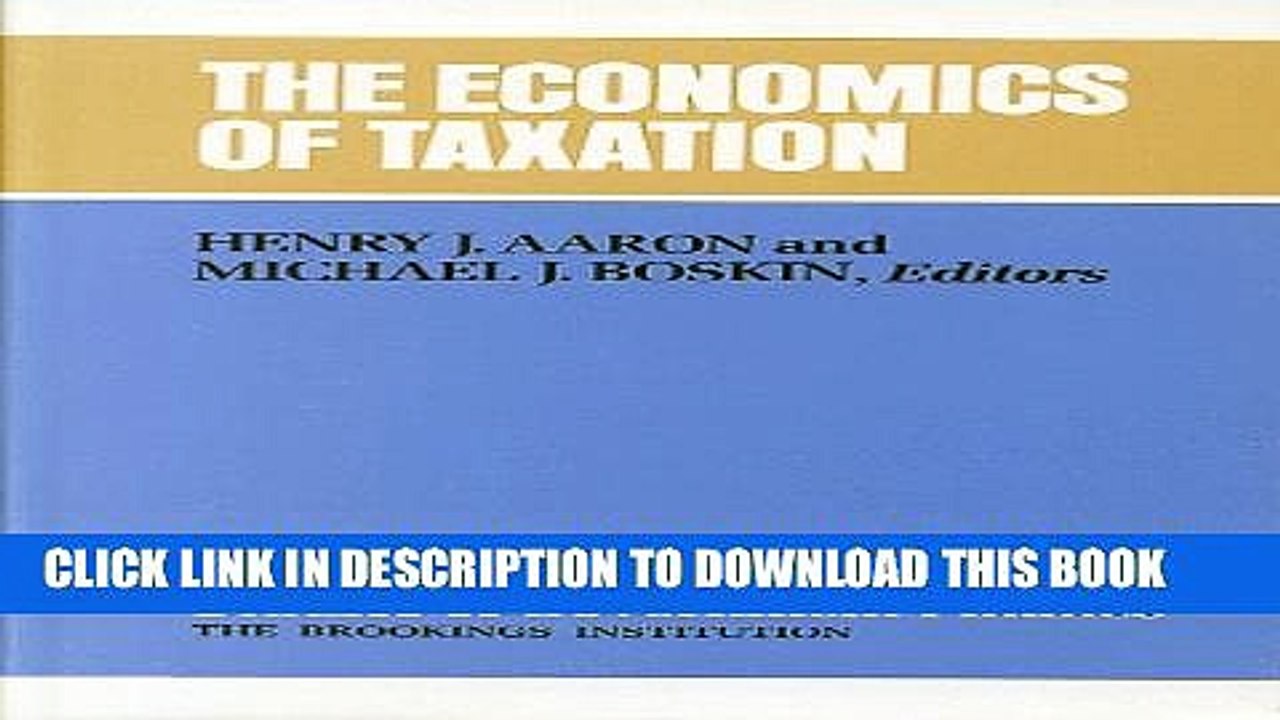 [PDF] The Economics of Taxation (Studies of Government Finance : Second Series) Full Colection