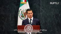 Trump Meets with Mexican President Nieto in Mexico