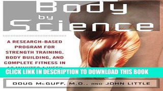 Collection Book Body by Science: A Research Based Program for Strength Training, Body building,