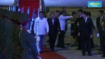 Duterte arrives in Laos for ASEAN Summit