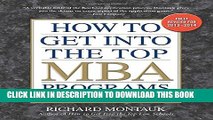 [Read PDF] How to Get into the Top MBA Programs, 6th Editon Ebook Online