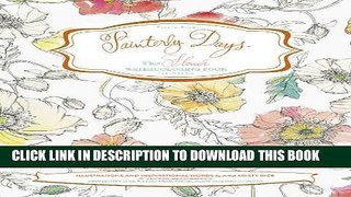 [PDF] Painterly Days: The Flower Watercoloring Book for Adults Full Online