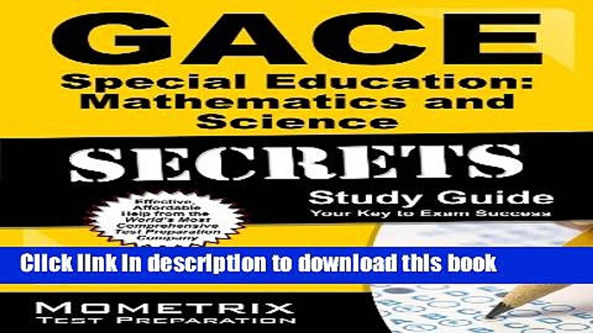 Gace Special Education Math And Science Study Guide Study Poster