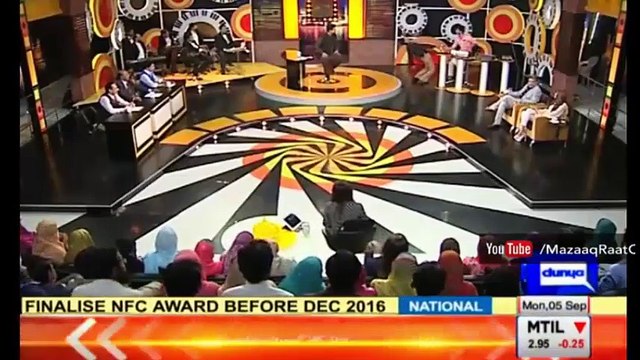 Mian Afzal Narogi Character of Policeman, Mazaaq Raat 5 September 2016 - Samsam Bukhari - Alizay Gabol - Dunya News