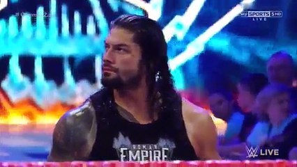 Roman Reigns Confronts Universal Champion Kevin Owens After Match - WWE RAW 5 September 2016 9-5-16