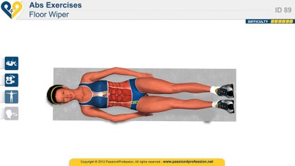 Best exercise to get abs FAST, six pack - Floor Wiper ! !