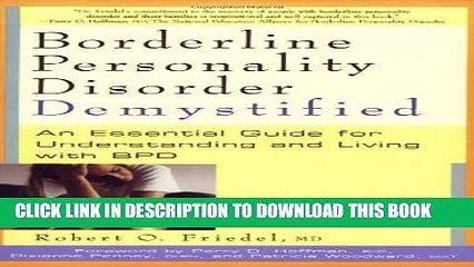 Collection Book Borderline Personality Disorder Demystified: An Essential Guide for Understanding