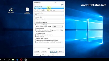 Download Video: Instalar imagen de Sistema operativo a través de USB con Rufus