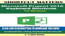 [PDF] Microsoft Project 2016 Keyboard Shortcuts For Windows (Shortcut Matters) Full Collection