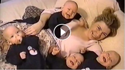 woman born 5 babies at same time