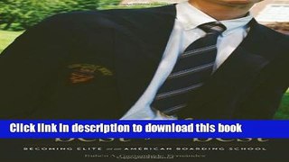 [PDF] The Best of the Best: Becoming Elite at an American Boarding School Popular Colection