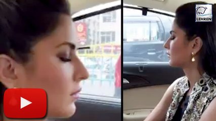 Watch Katrina Kaif Sleeping In A Car