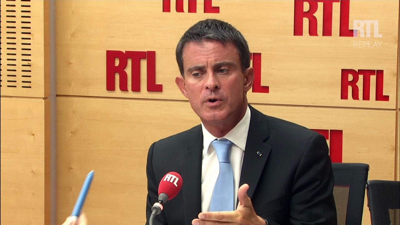 Manuel Valls sur RTL : "Il faut continuer cette baisse d'impôts"