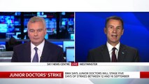 Jeremy Hunt Grilled Over New Junior Doctors' Strike-erl-n98D_PE