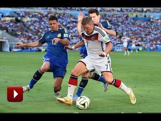 Germany Beat Argentina 1- 0 Fifa World Cup Finals: Gotze's Winning Goal