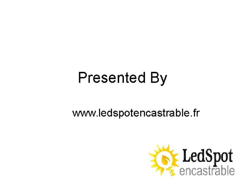 LED Spot Encastrable - LED Lights