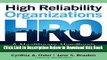 [Download] High Reliability Organizations: A Healthcare Handbook for Patient Safety   Quality Free