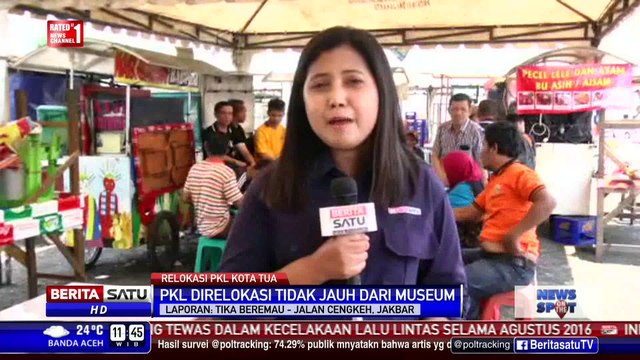 PKL di Museum Fatahillah Direlokasi ke Jalan Cengkeh