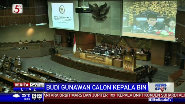 DPR Gelar Rapat Paripurna Bahas Calon Kepala BIN