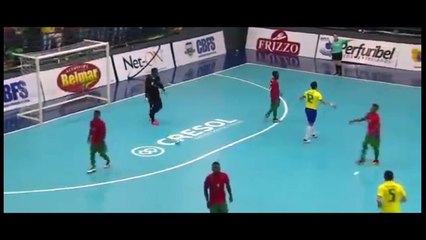 Falcao With Special Overhead Kick Goal vs Solomon Islands In Futsal!