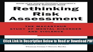 [Get] Rethinking Risk Assessment: The MacArthur Study of Mental Disorder and Violence Popular New